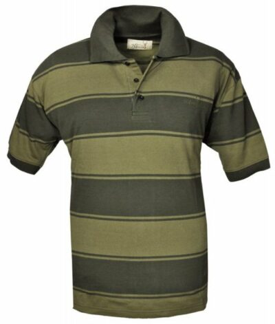 Pánske dvojfarebné pruhované polo tričko Hubertus Herren Polo Shirt Block Ringel