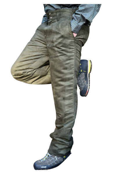 Pánske zimné zateplené nohavice, vysoký pás Moden Jonáš