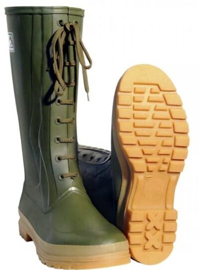 Poľovnícke gumáky/ gumené čižmy s bavlnou a šnurovaním TIGAR 91580