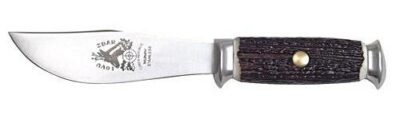 Lovecký nôž MIKOV s pevnou čepeľou, parohová rúčka