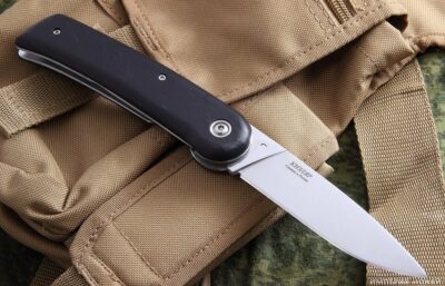 Poľovnícky zatvárací nôž KIZLYAR Bajker 1 Hrab