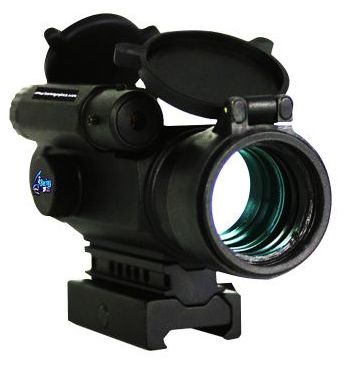 Laser Reflex kolimátor BeringOptics s laserom hore